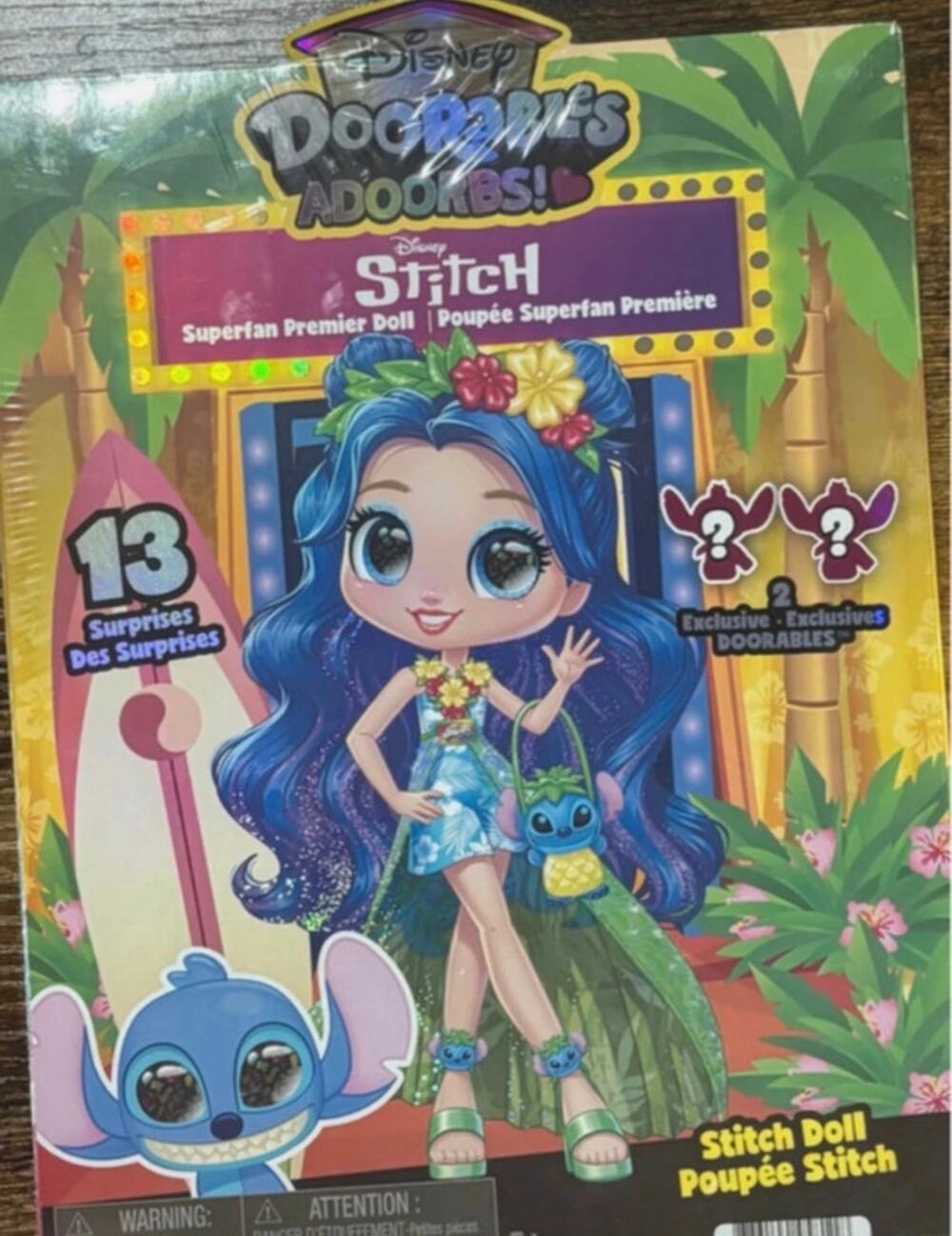 Disney Doorables Adoorbs Stitch Superfan Premier Doll Playset NIB